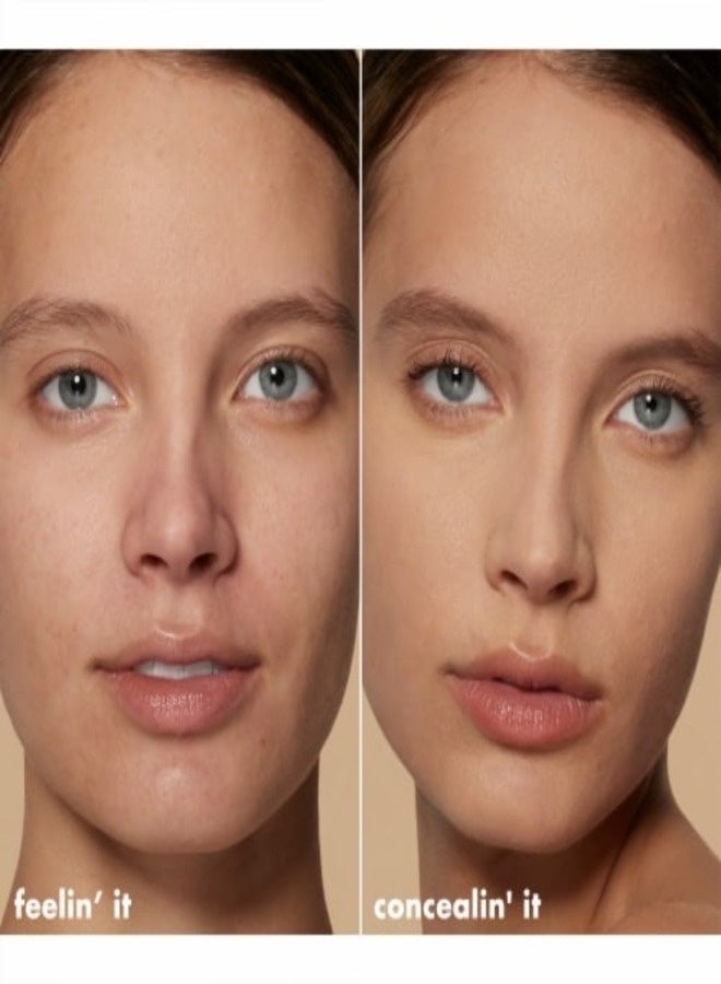 إلف خافي عيوب إي.إل.إف. المرطب بنقشة التمويه - لون خوخي متوسط، 6 مل | خافي عيوب سائل مرطب بتغطية كاملة، لمسة نهائية ساتانية، نباتي ولم يُختبر على الحيوانات - Image 3